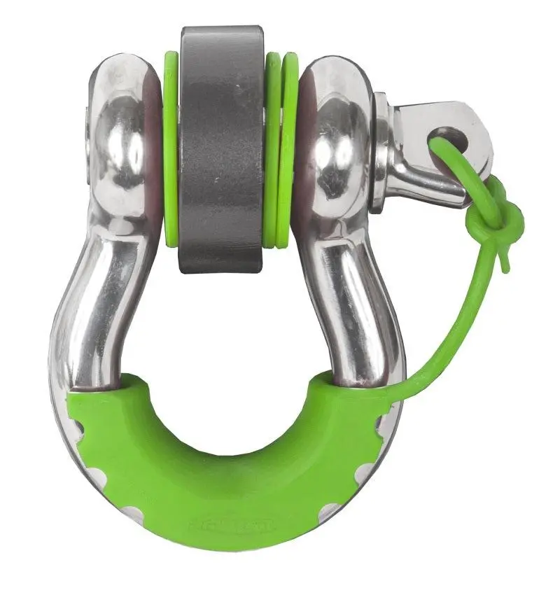 Daystar Fluorescent Green Locking D Ring Isolator Pair 1