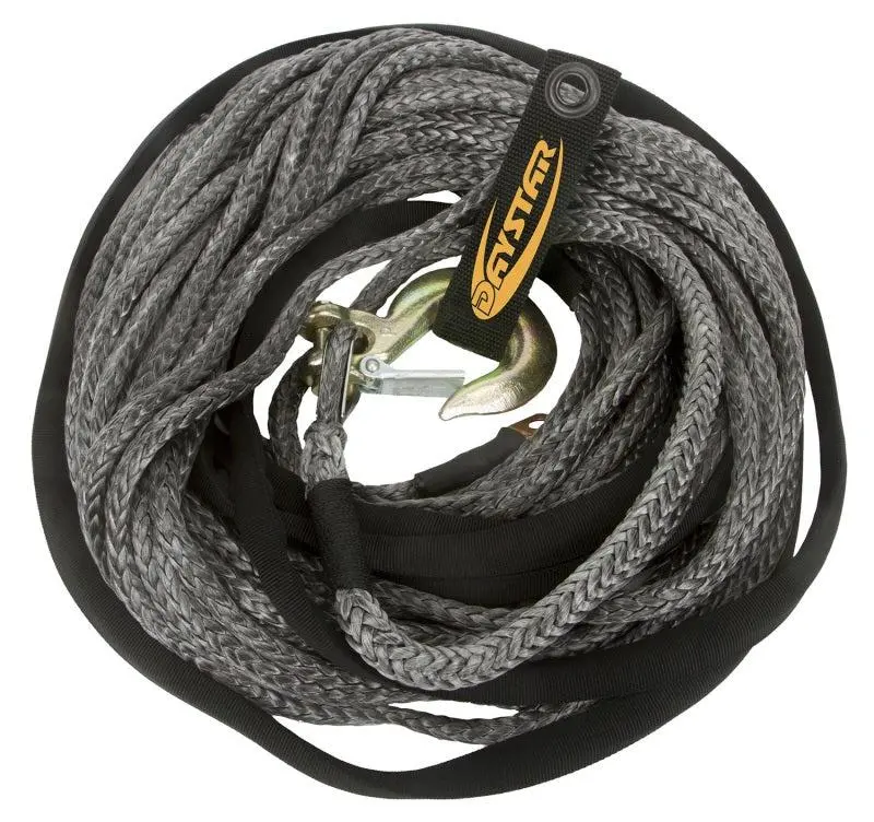 Daystar 80 Foot Winch Rope W/Loop End 3/8 X 80 Foot Black 1