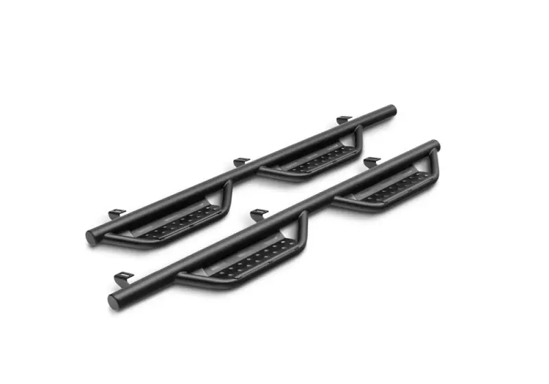 N-Fab Full Length Rs Nerf Side Step Bars 2In Textured Black 21-25 Ford Bronco 4 Door  | 321417212 1