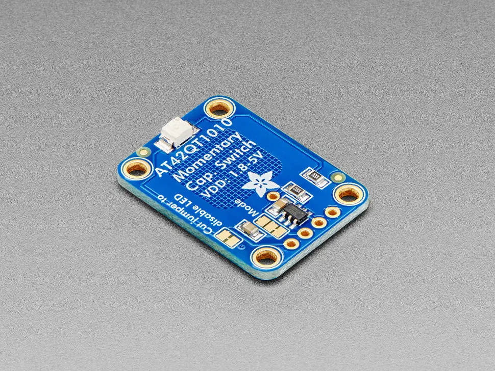 Standalone Momentary Capacitive Touch Sensor Breakout - At42qt1010 1