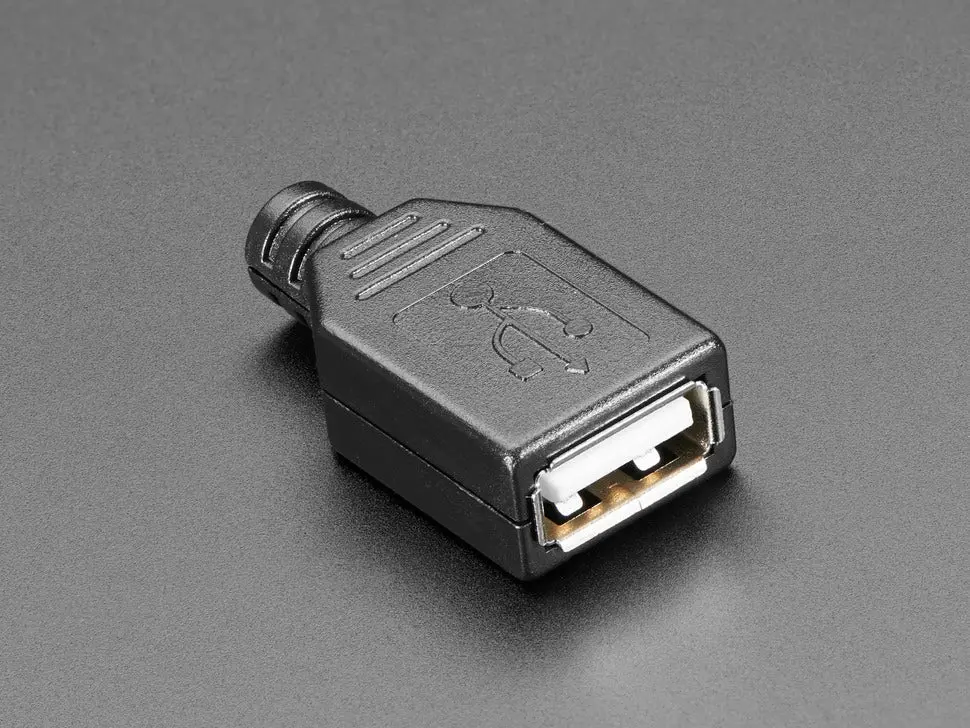 Usb Diy Connector Shell - Type A Socket 1