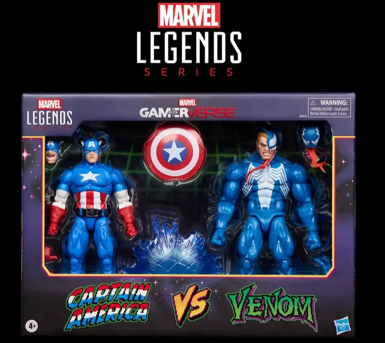 Marvel Legends Gamerverse Captain America Vs. Venom 2-Pack 1