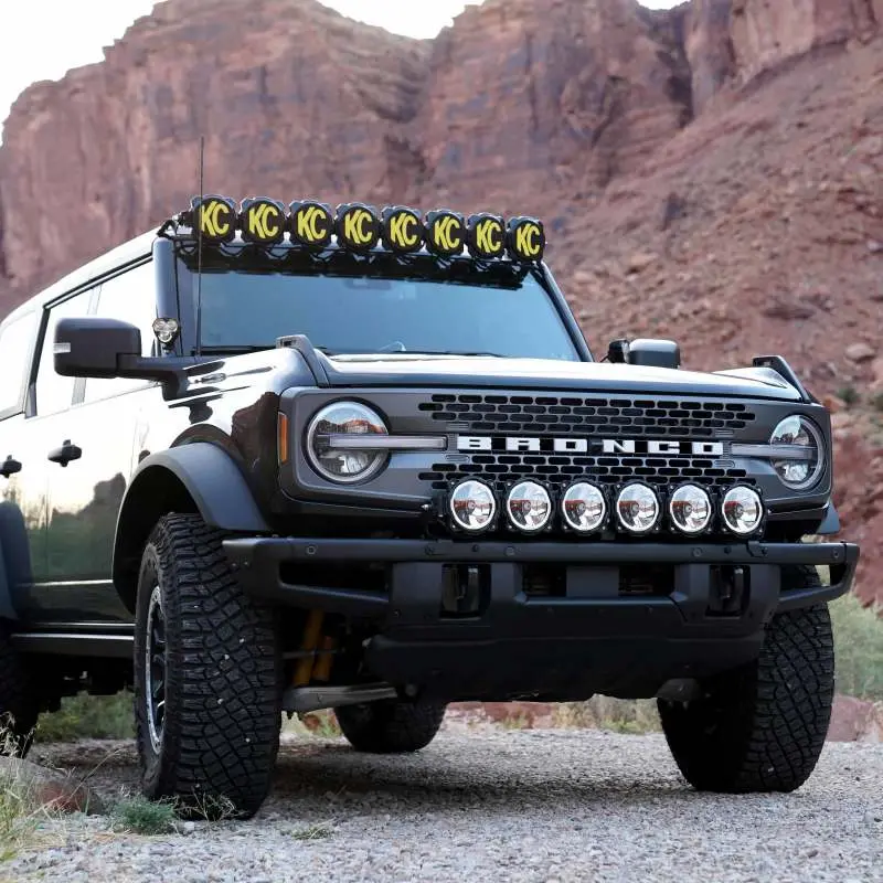 Kc Hilites Gravity Led Pro6 - 39" Light Bar Kit - For 2021+ Ford Bronco Front Bumper | 91341 1