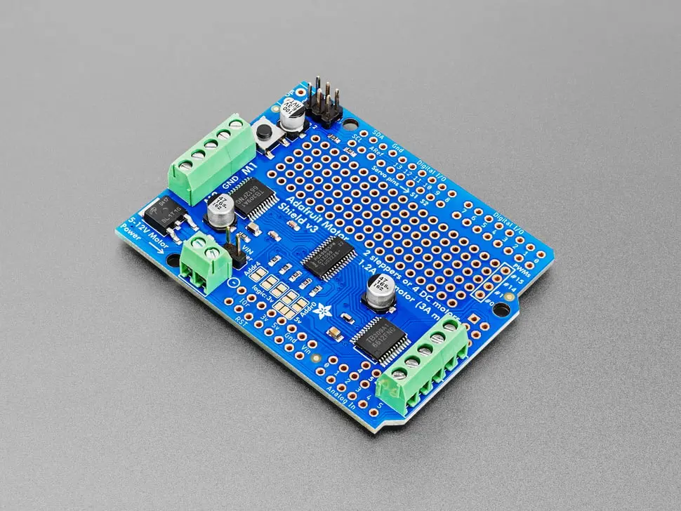 Adafruit Motor/Stepper/Servo Shield For Arduino V2 Kit - V2.3 1