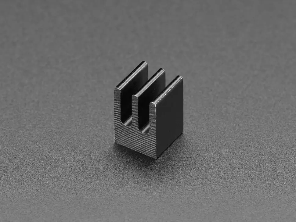 Aluminum Smt Heat Sink - 0.26"X0.26" Square - 0.39" Tall 1