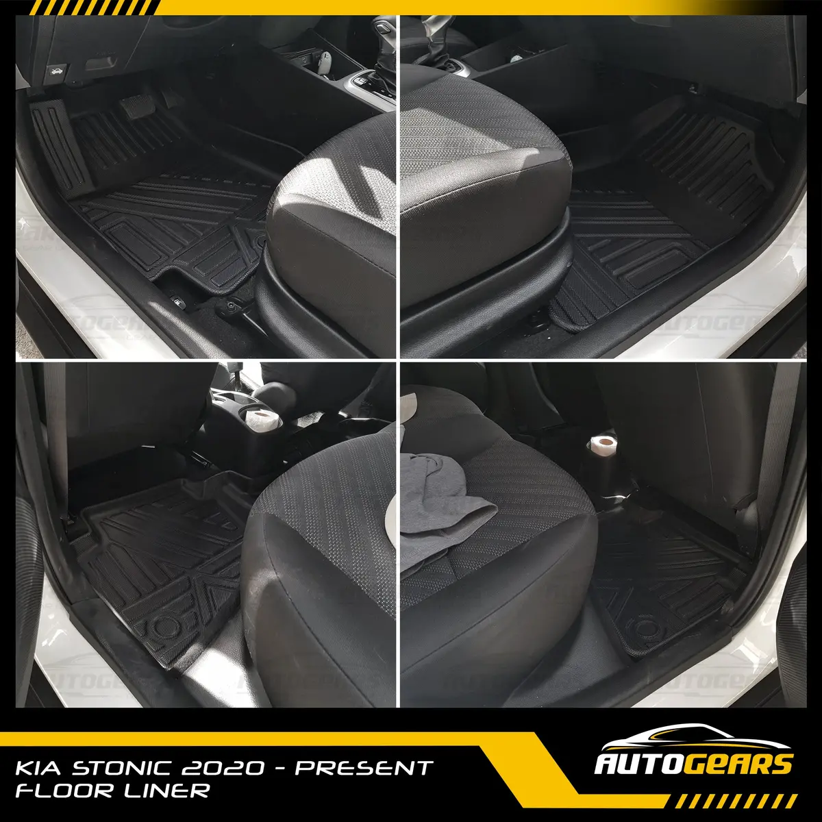 Kia Stonic (2020 - 2024) Deep Dish Matting | Floor Liners V1 1