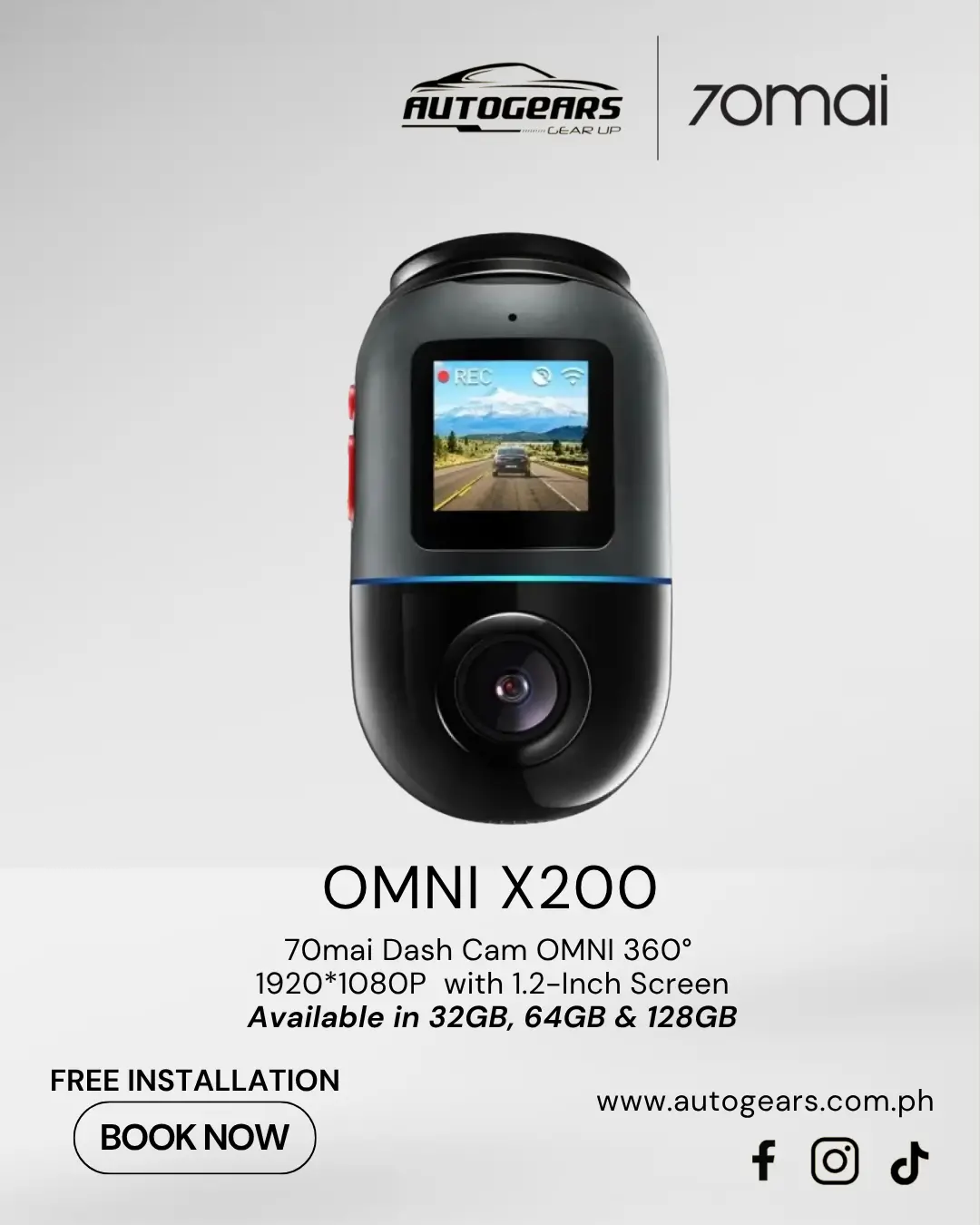 70Mai Omni X200 Dashcam 1