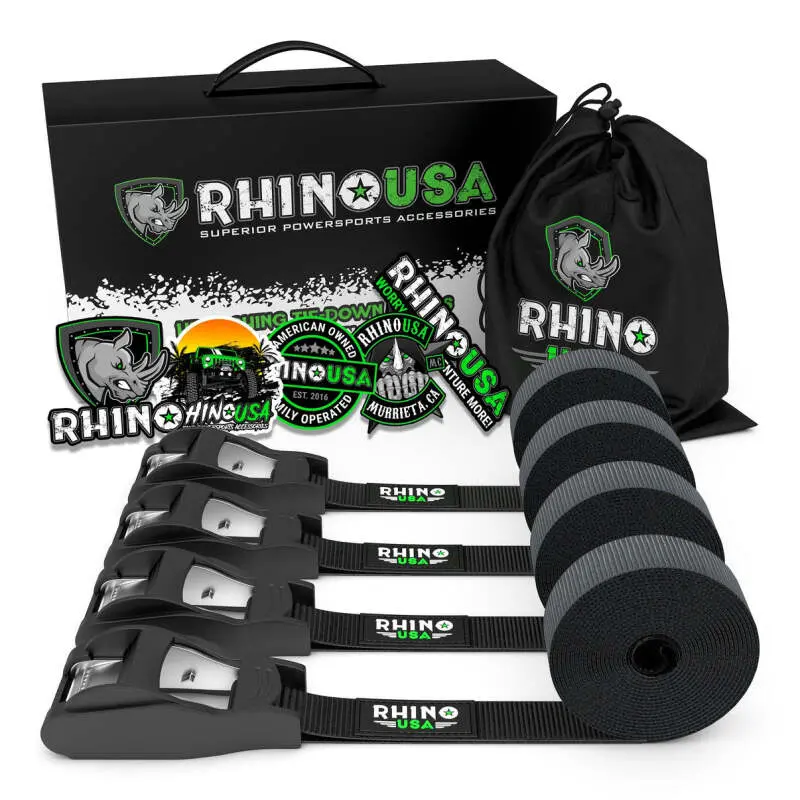 Rhino Usa Lashing Straps 1In X 12Ft - Set Of 4 | Lashing-Strap-4Pk 1
