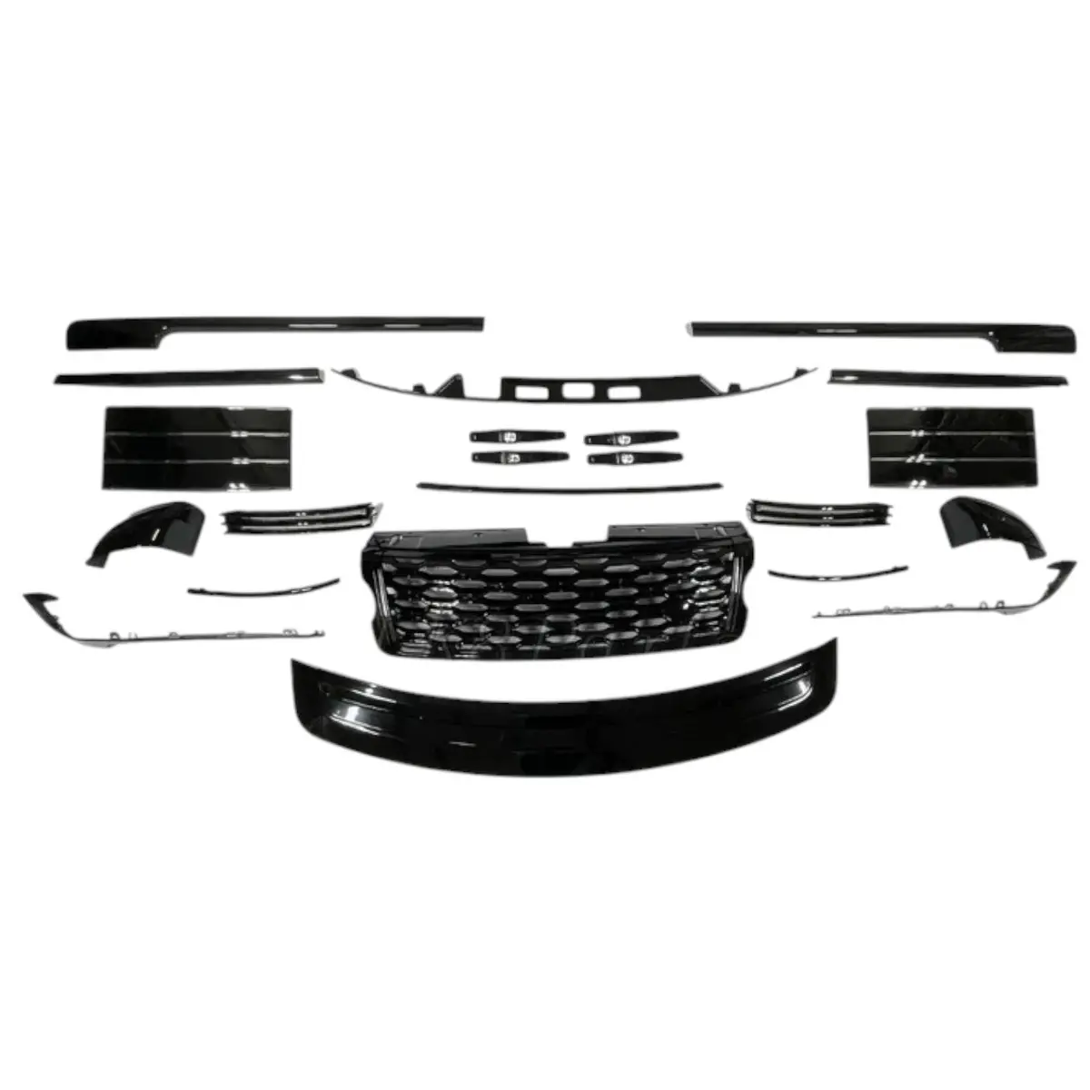 Gloss Black Trim Upgrade Kit - Includes Updated Grille 1