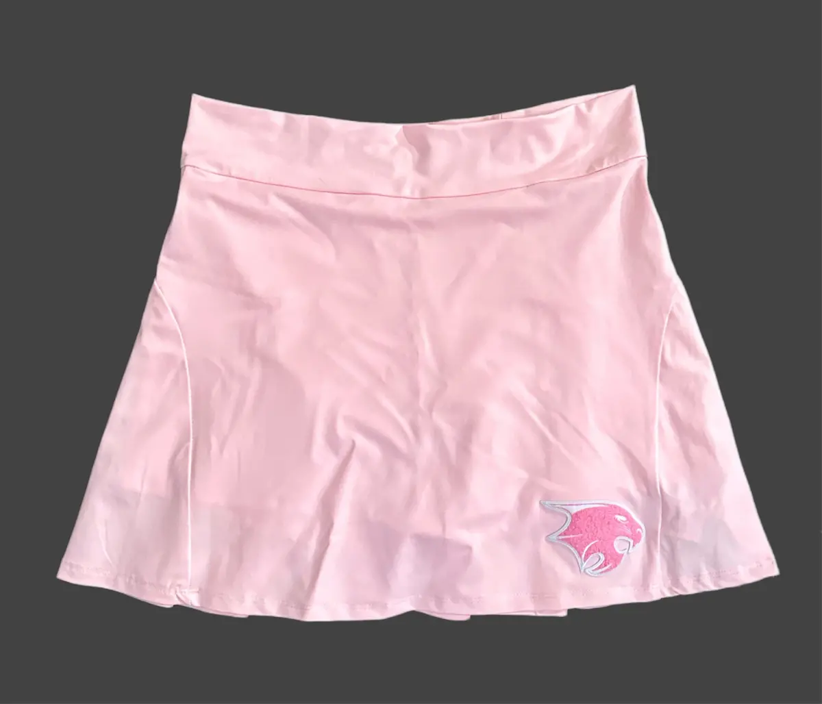 Pink Bobcat Tennis Skirt 1