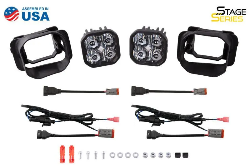 Diode Dynamics Ss3 Sae White Pro Fog Light Kit 2015-2020 Ford F150 | Dd6242 1