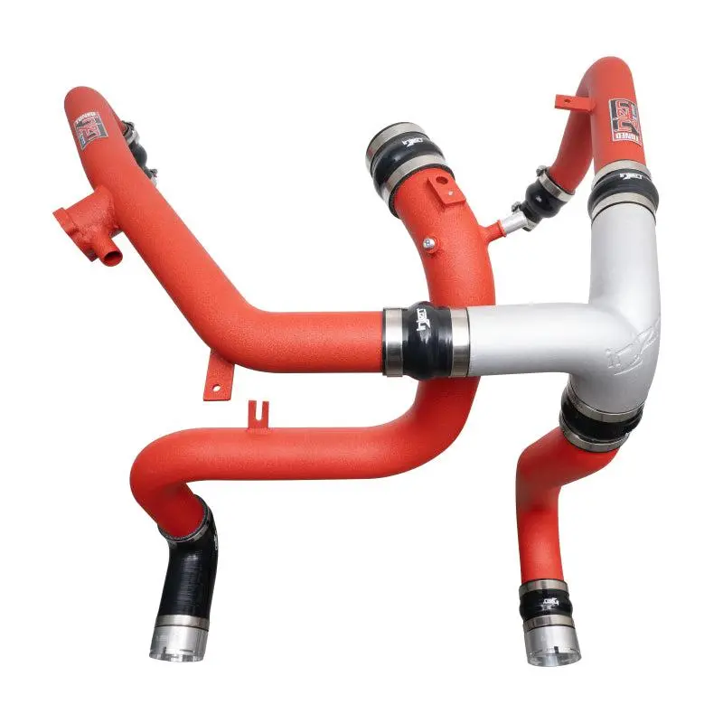 Injen Ses Intercooler Pipes For 2021+ Ford Bronco 2.7L - Wrinkle Red | Ses9301icpwr 1