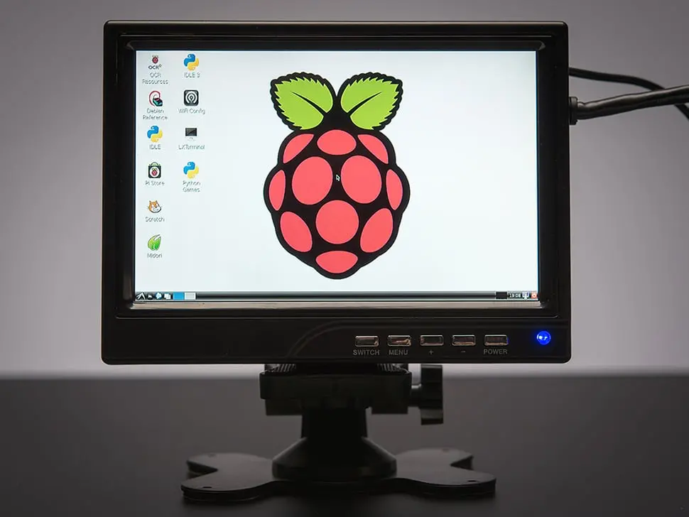 7" Display 1280X800 (720P) Ips + Speakers - Hdmi/Vga/Ntsc/Pal 1