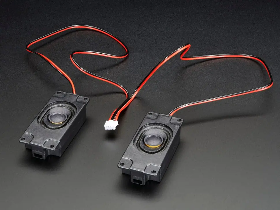 Stereo Enclosed Speaker Set - 3W 4 Ohm 1