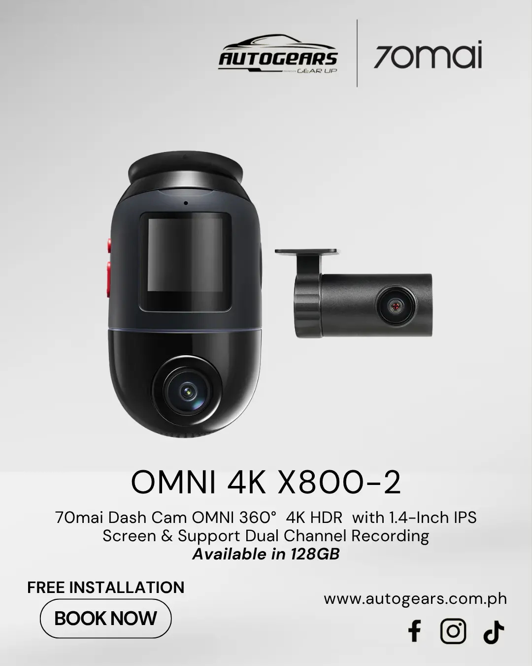 70Mai Omni X800 Dashcam 1