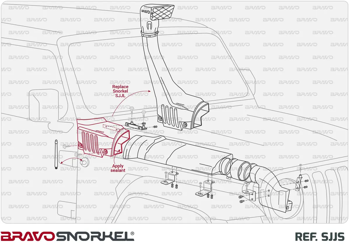 Snorkel Kit Extra - Certificato Ce 1