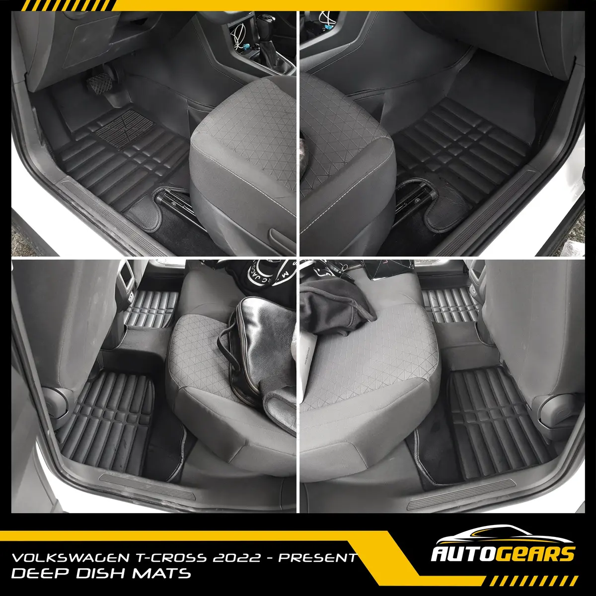 Volkswagen T-Cross (2021 - 2025) Deep Dish Mats / Matting 1