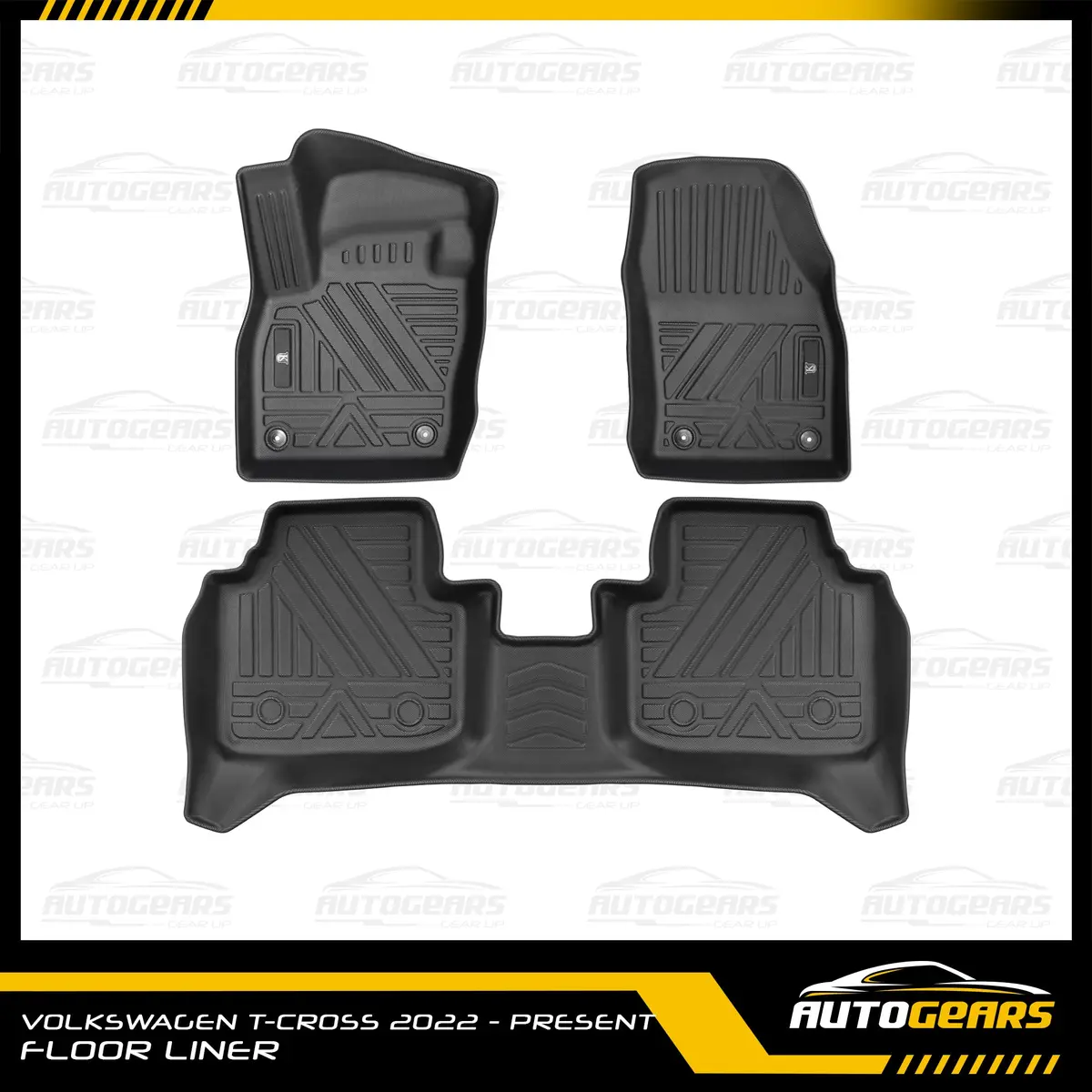 Volkswagen T-Cross (2021 - 2025) Deep Dish Matting | Floor Liners V1 1