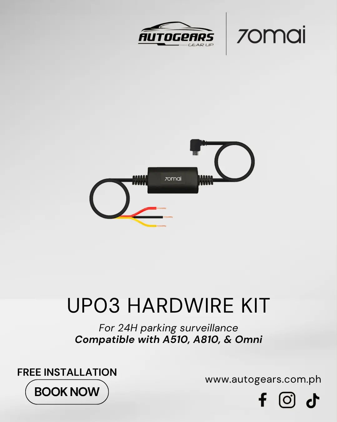 70Mai Up03 Hardwire Kit 1