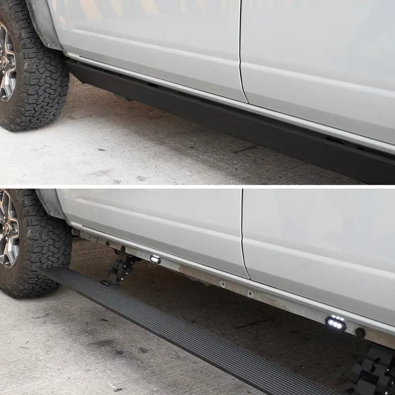 Realtruck Voltstep Electric Running Board Kit (No Drill) Black 21-25 Ford Bronco 2Dr | 20413157Pc 1