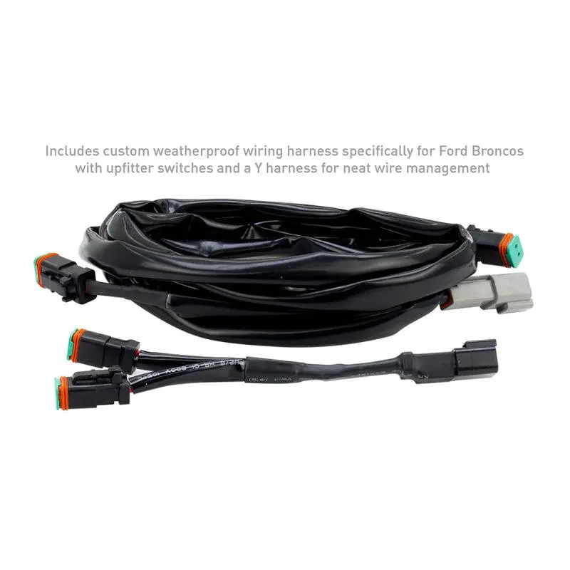 Borne Off-Road Light Pods 4Pc Ditch 3X3 Flood Upfit For 21+ Ford Bronco | Bnlt-Br-21-Dt4fu 1