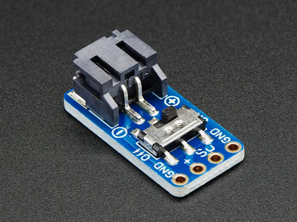 Switched Jst-Ph 2-Pin Smt Right Angle Breakout Board 1