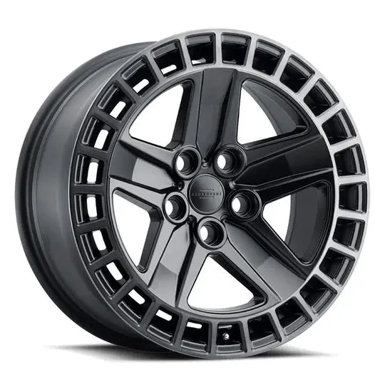 18X8.5" Alston Matte Black Alloy Wheel - 5X120 1