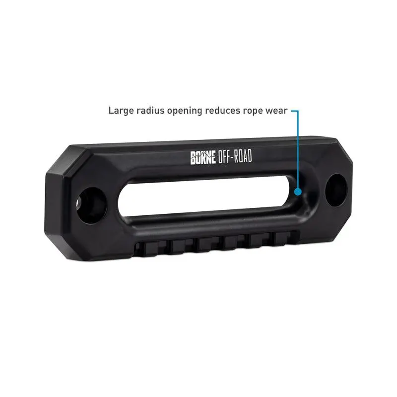 Borne Off-Road Hawse Fairlead (Black) 2021+ Ford Bronco & Universal Fitment | Bnwn-Hfl-01Bk 1