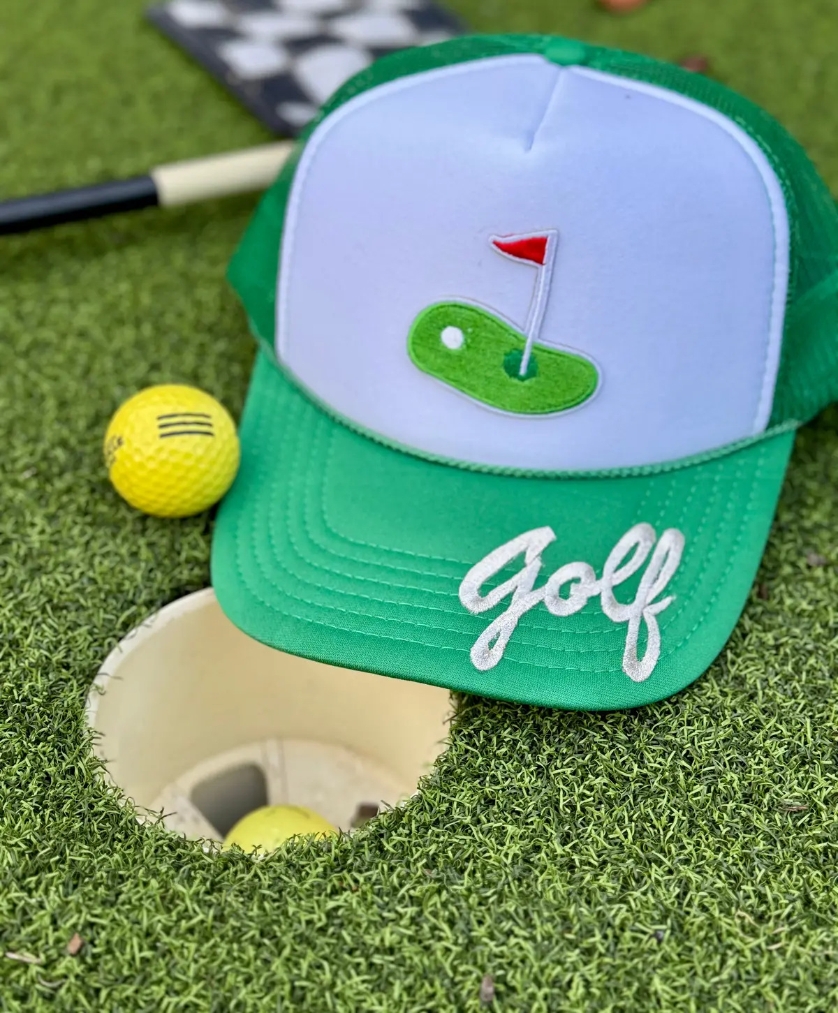 Hole In One Golf Trucker Cap 1