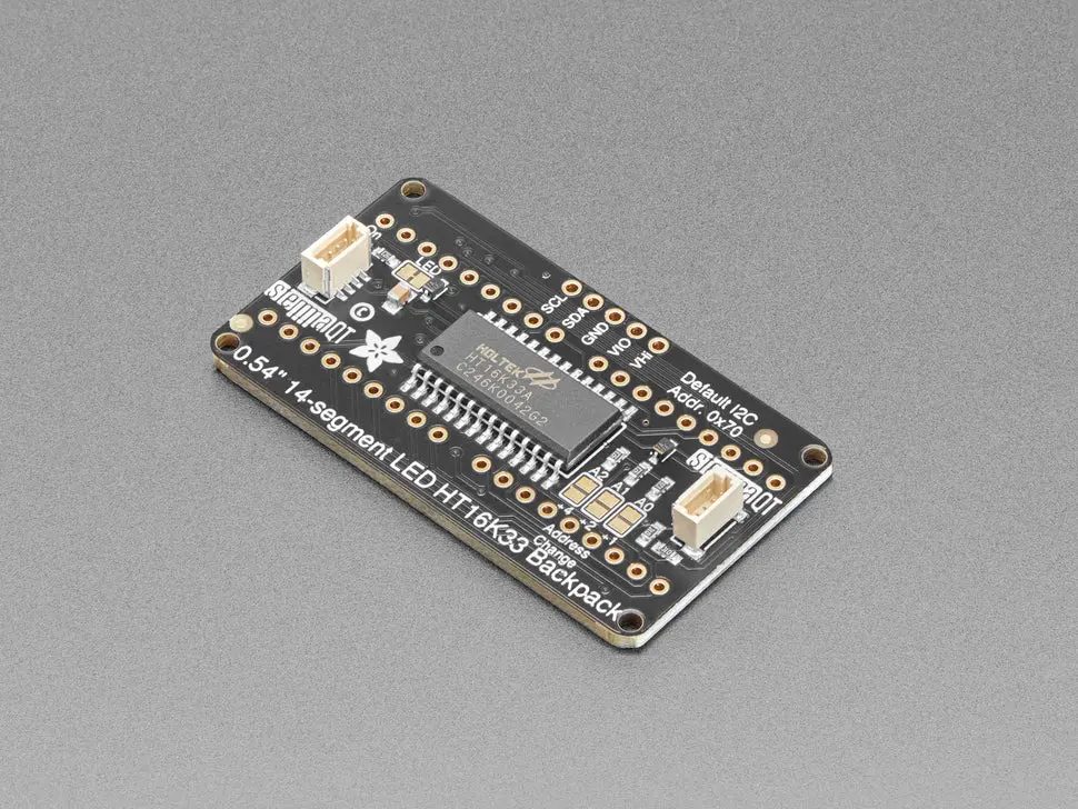 Adafruit 14-Segment Led Alphanumeric Backpack - Stemma Qt 1