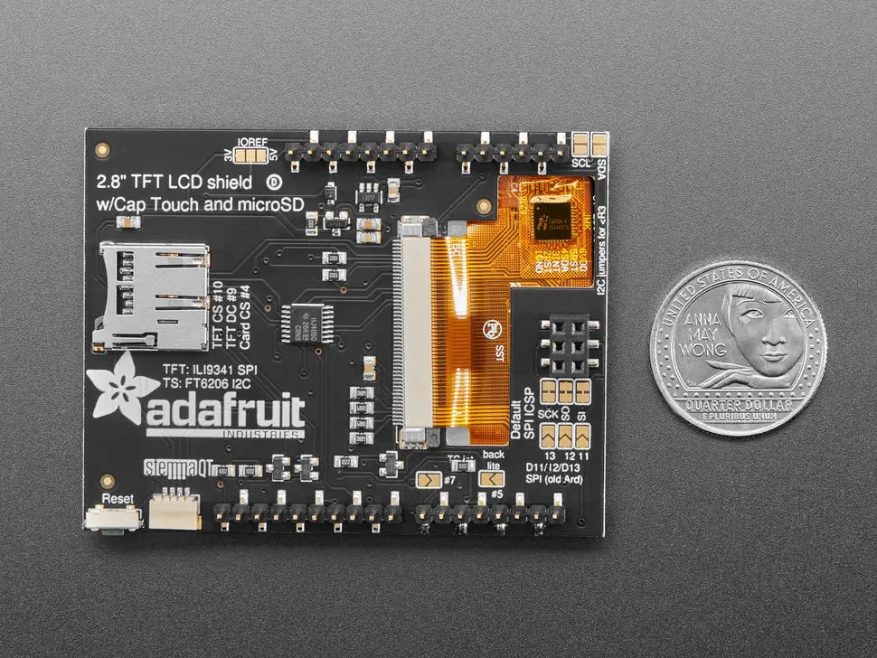 2.8" Tft Touch Shield For Arduino With Capacitive Touch 1