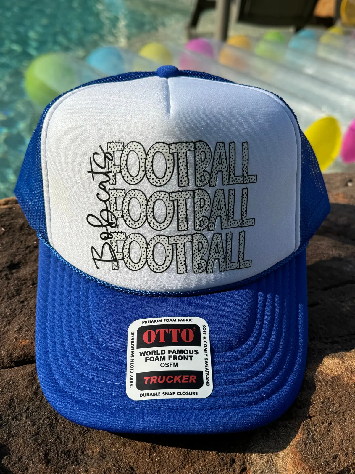 Bobcats Football Trucker Hat 1
