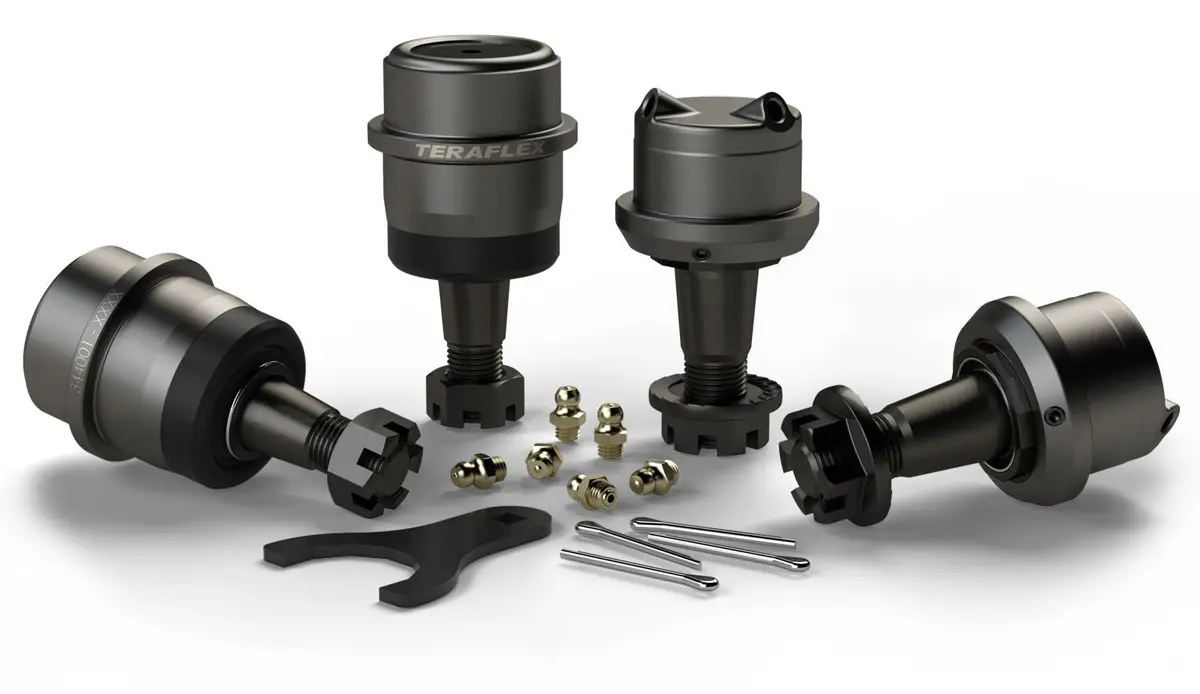 Hd Ball Joint Kit (4) W/Out Knurl Dana 30/44 Teraflex 1