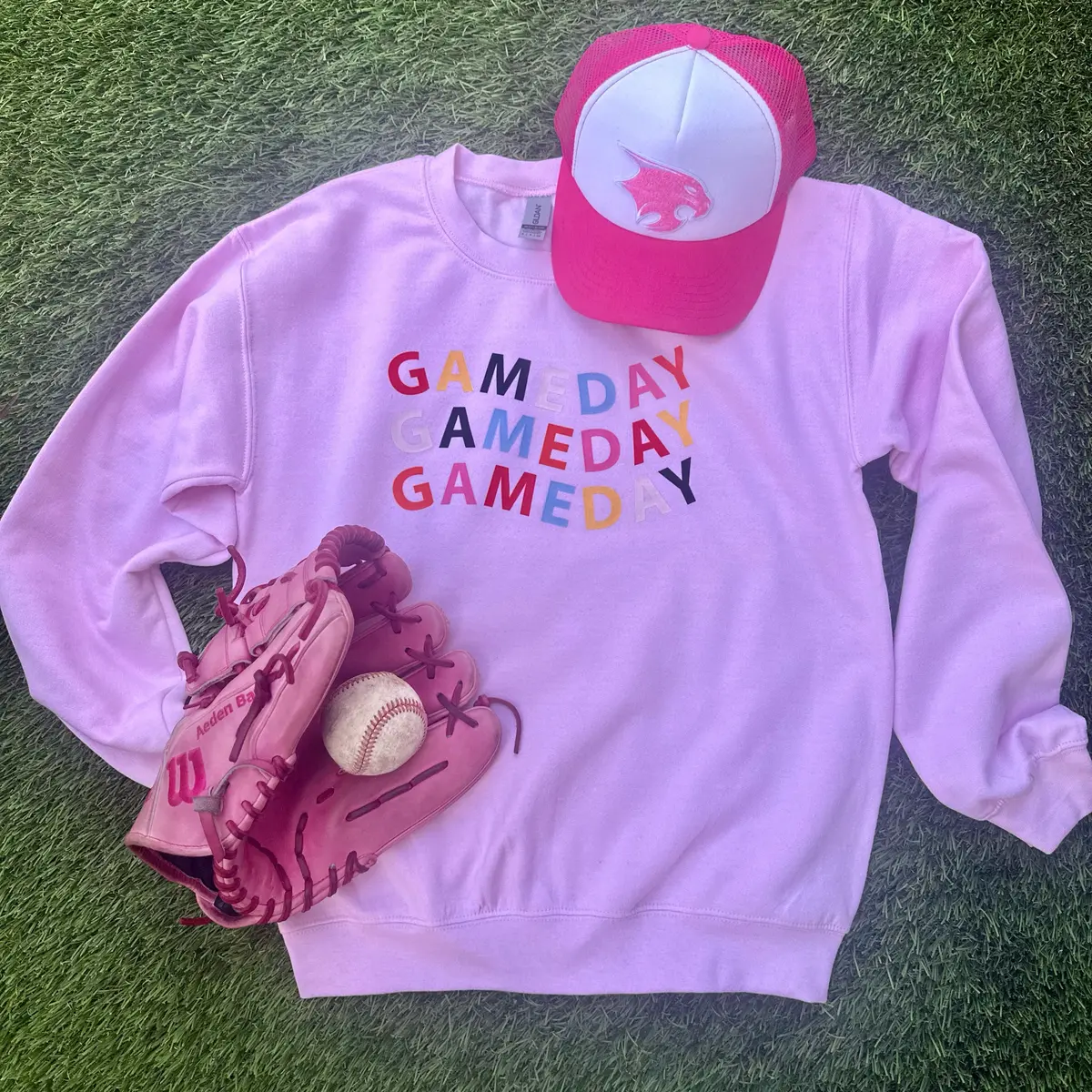 Pink Game Day Sweatshirt 2