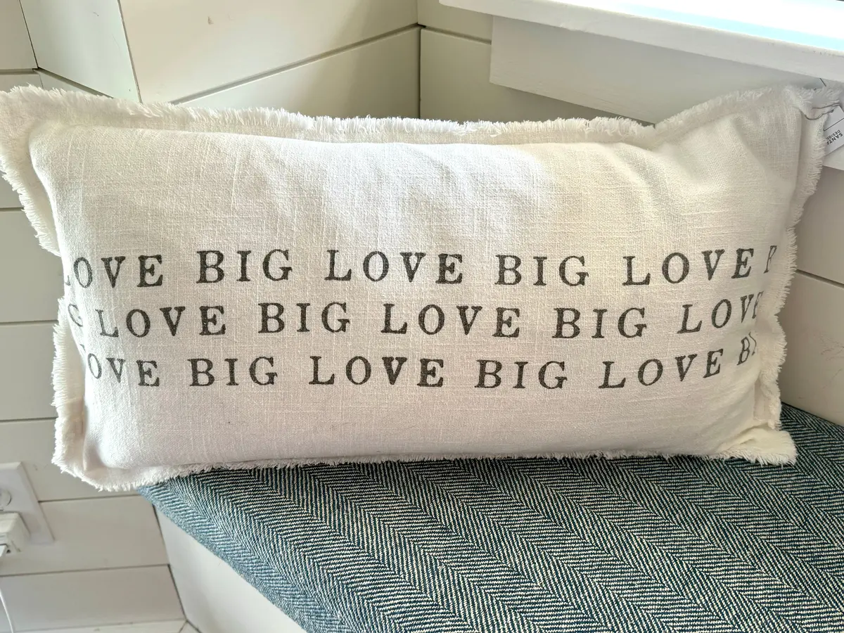 Love Big Duck Feather Pillow 1