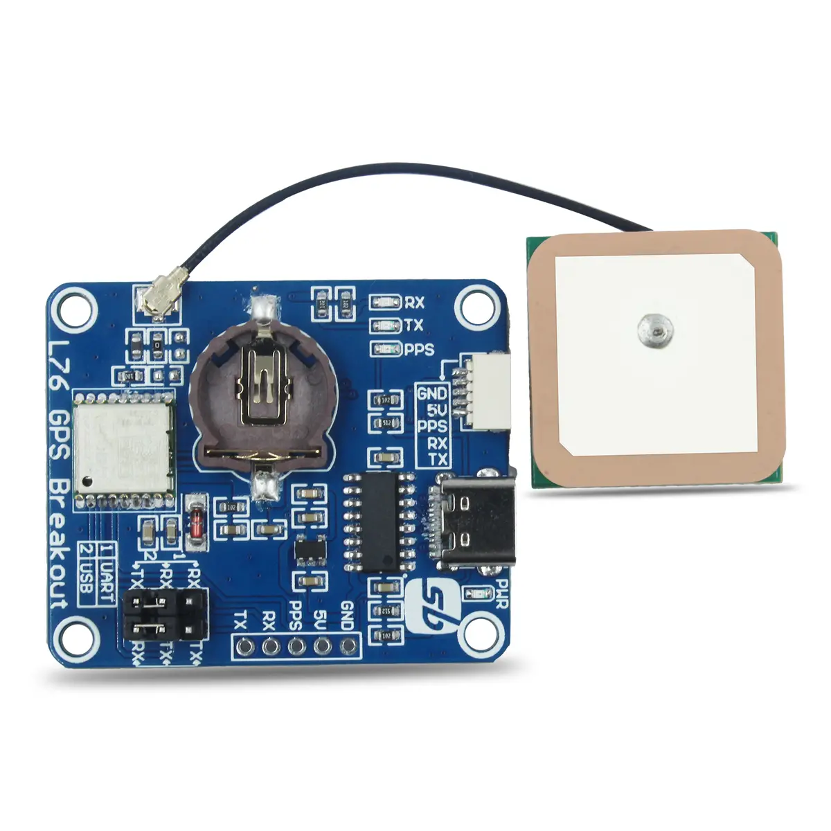 L76k Gps Breakout With Antenna 1