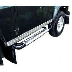 Mammouth Defender 110 Sw Uncoated Side Sill Chequer Plate 1