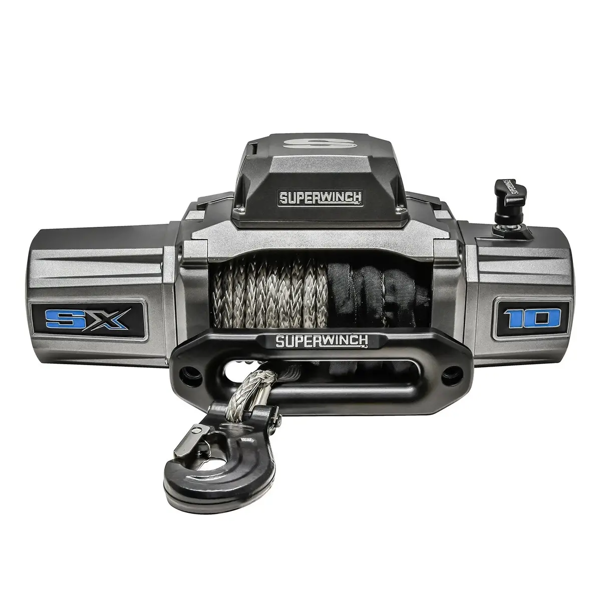 Sx10000sr 12Vdc Winch 10000Lbs Single Line Pull - Synthetic Rope 1