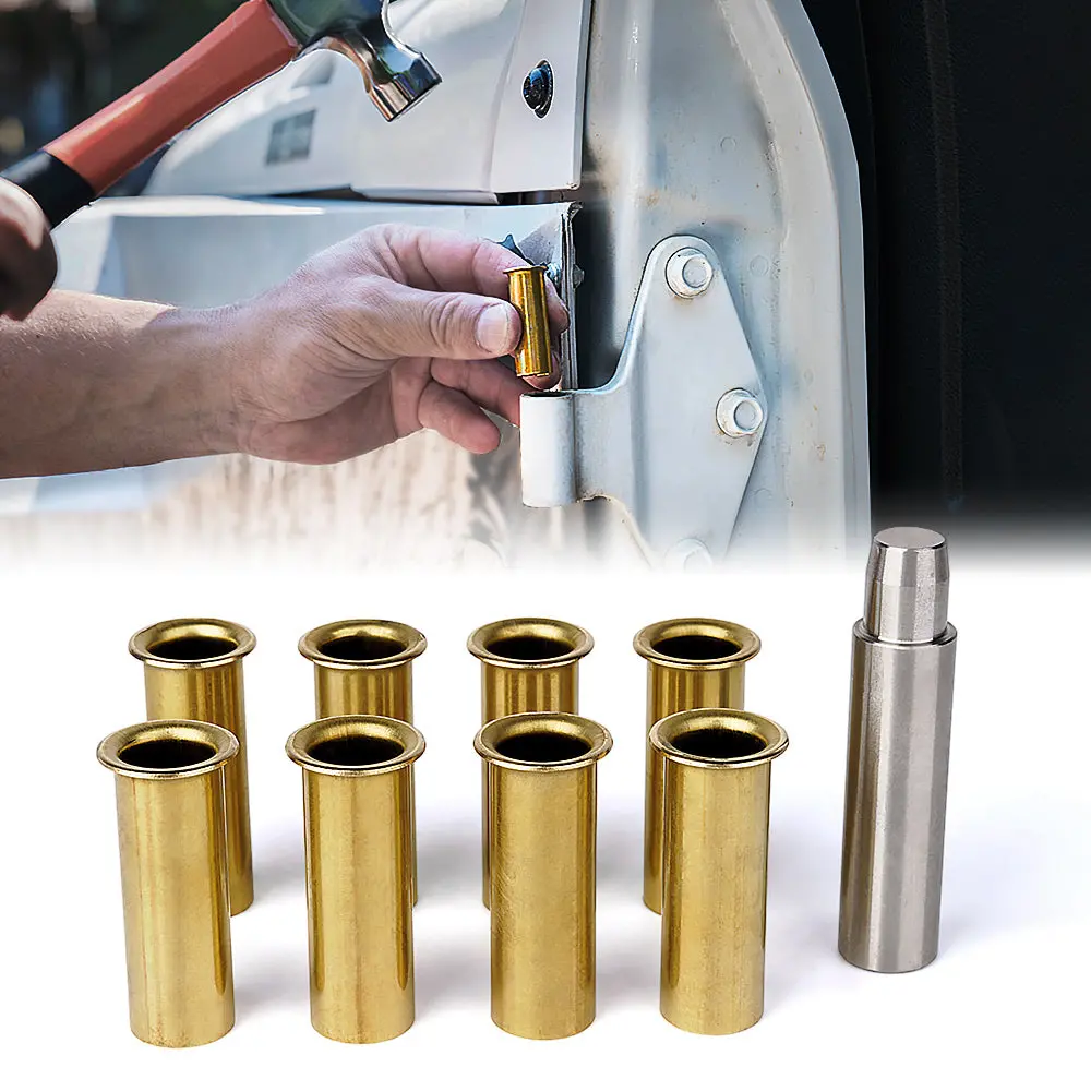 Xprite 8Pc Replacement Door Hinge Bushing Set With Removal Tool For 2007+ Jeep Wrangler 4 Door Jk Jl 1