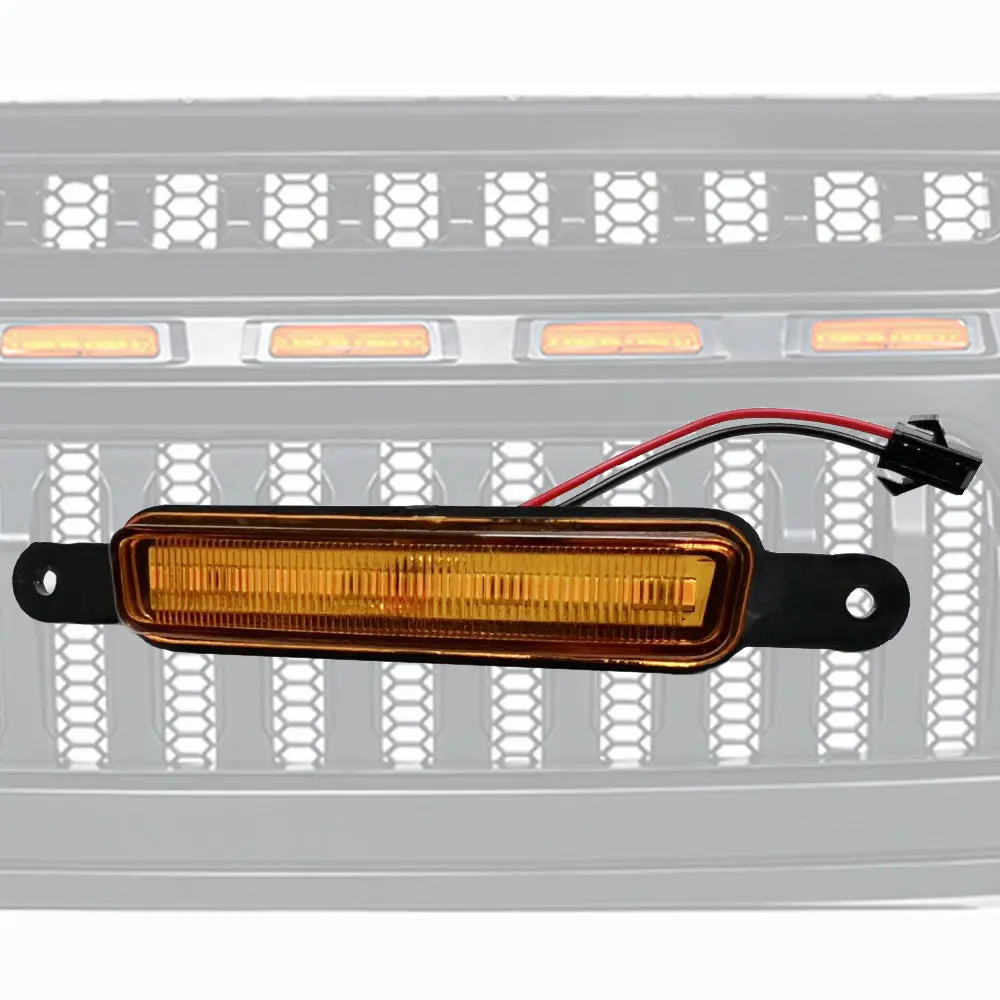 Xprite Replacement Amber Led Running Light Pod For Gladiator Grille 1
