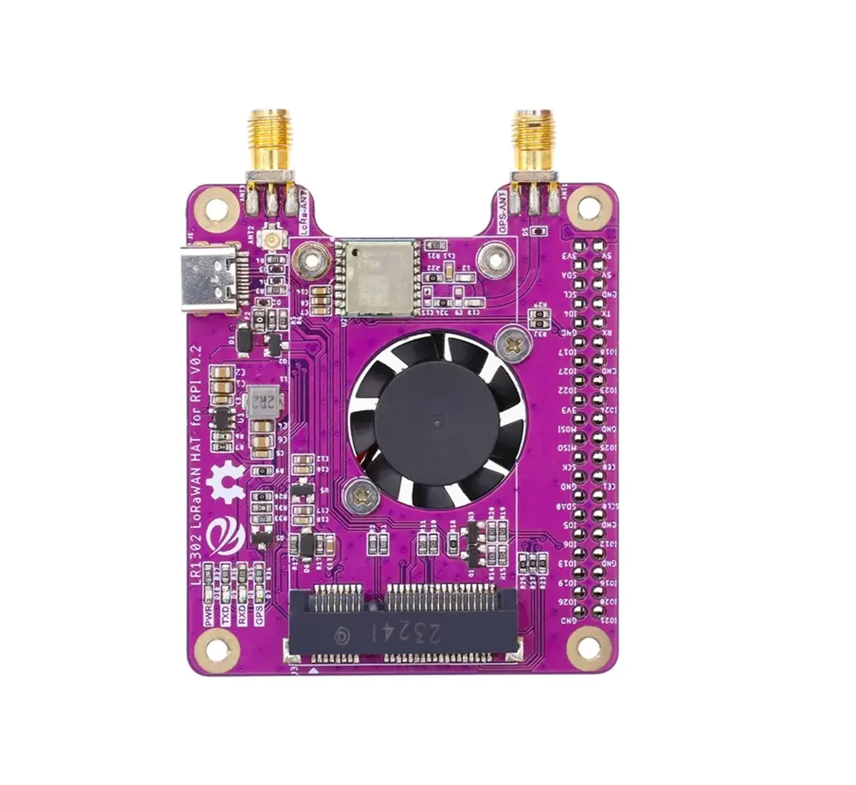 Lr1302 Lorawan Hat For Rpi Sx1302 Long Range Module 1