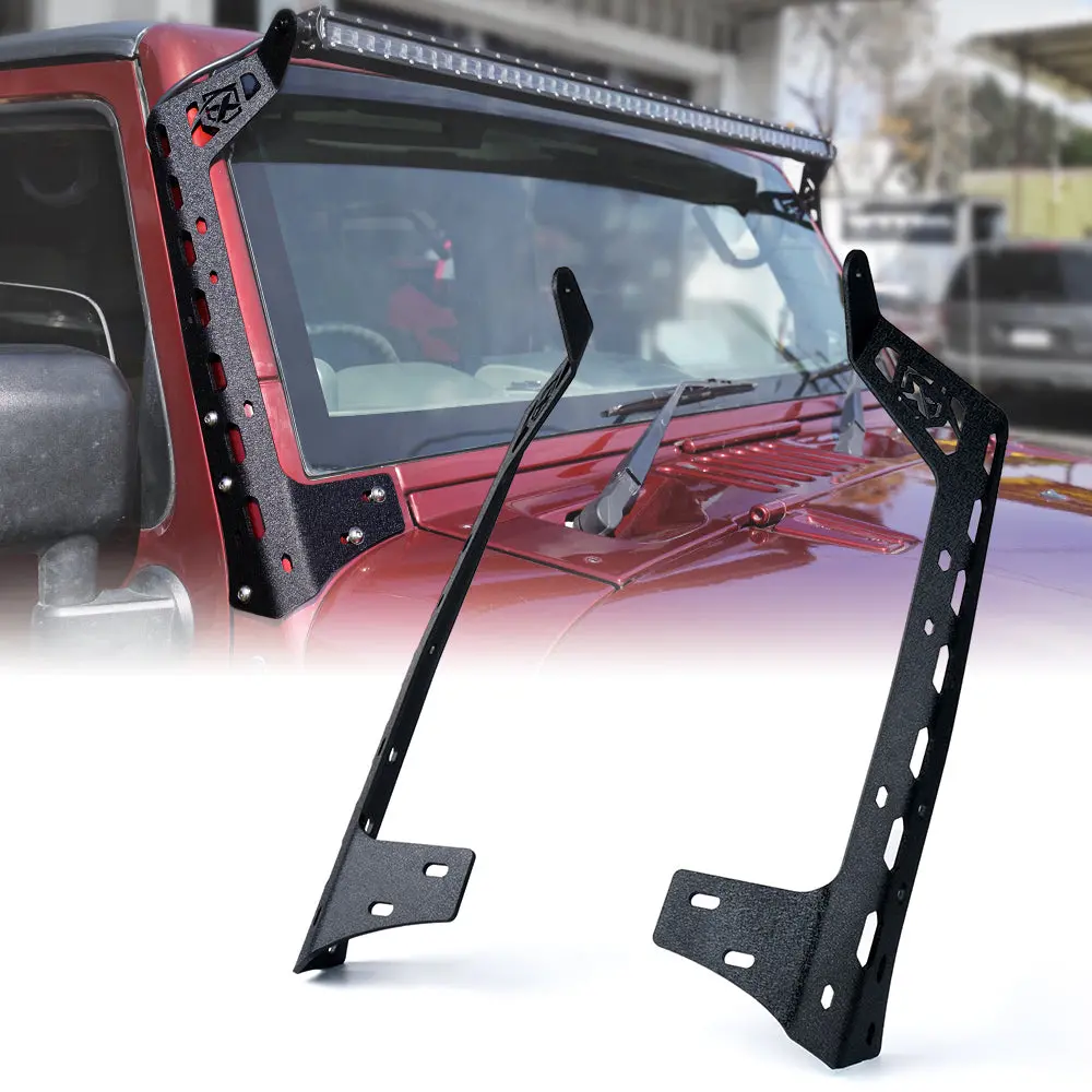 50" Jeep Wrangler Jk Light Bar Mounting Brackets | Mamba Series 1