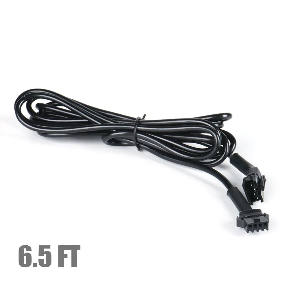 Xprite 6.5Ft Extension Cable For Throwback Series 8 Color Led Rgb Underbody Kit 1