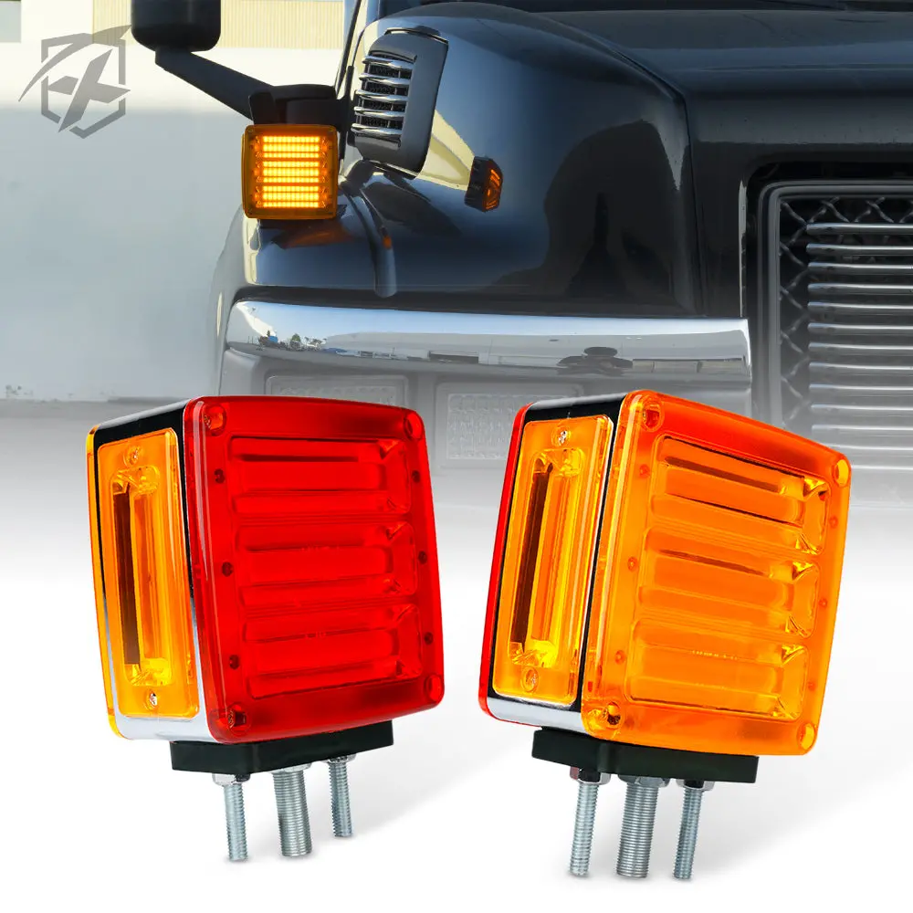 Xprite Pillar Series Led Dual Face Truck Fender Pedestal Marker Lights 1