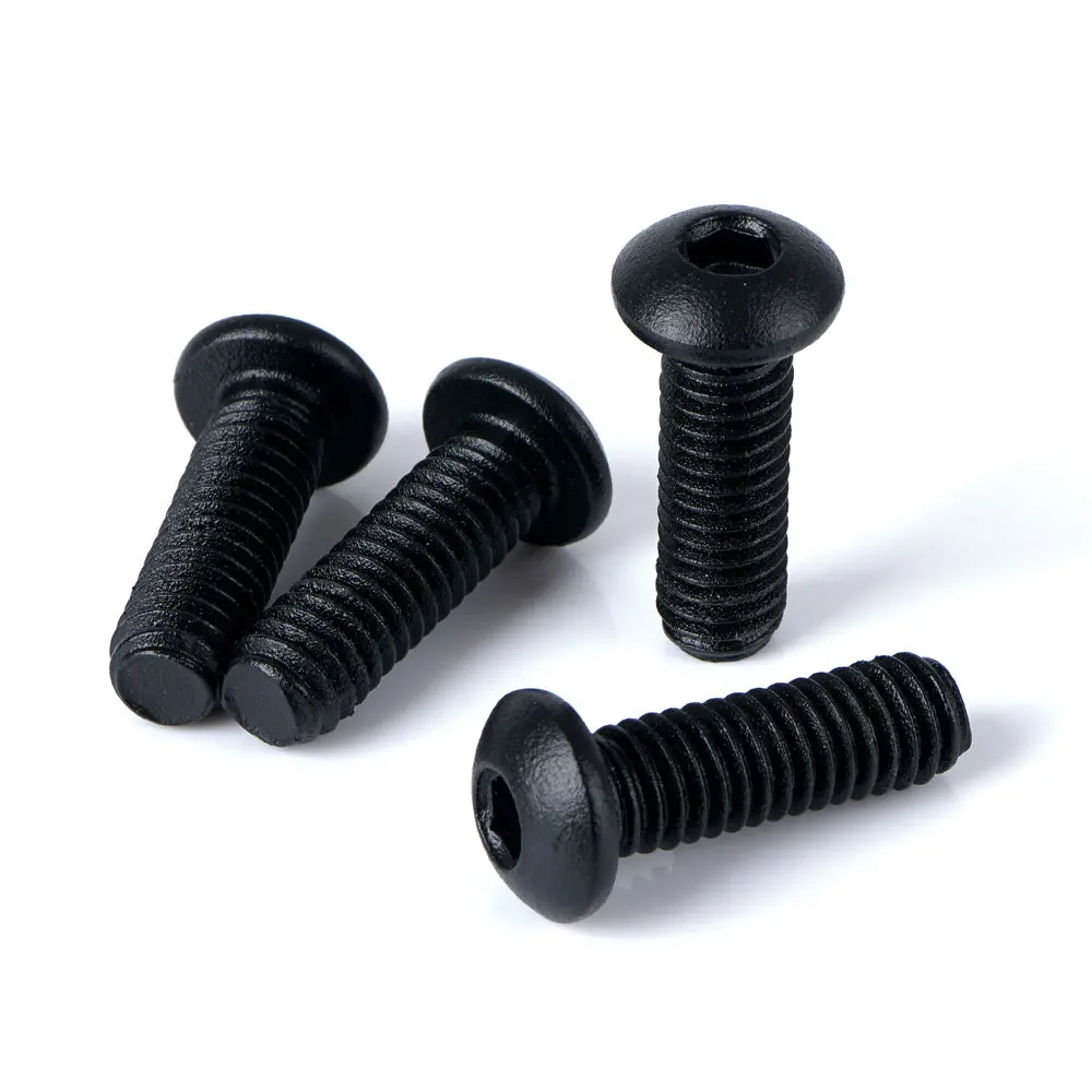 Xprite Set Of 4 Oem-Style Replacement M8 Hexagon Screws Bolts For Pillars Windshield Frame, Hinges, Doors, Roll Bars - Jeep Wrangler Cj Yj Tj 1