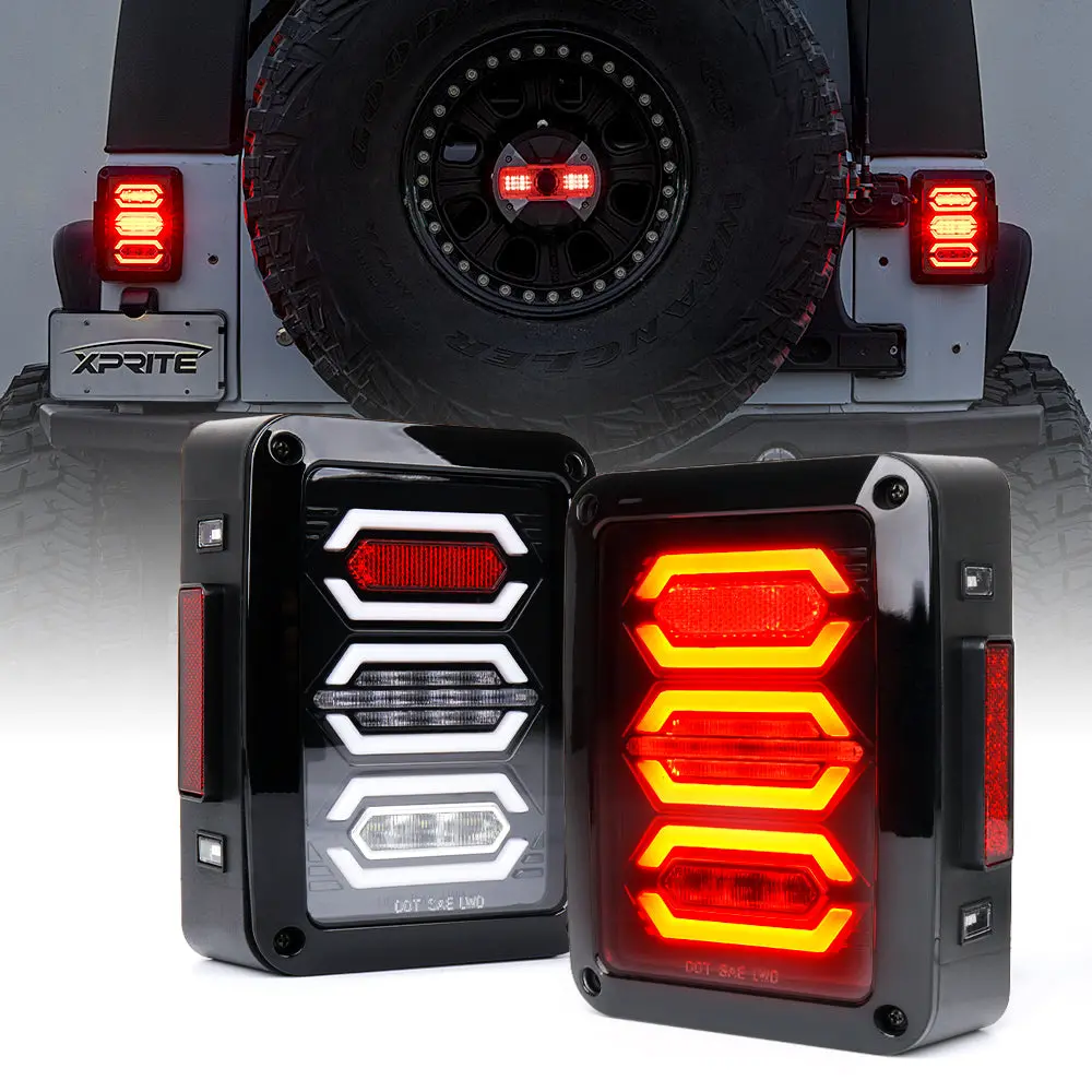 Jeep Led Tail Lights | Diamond Series 1