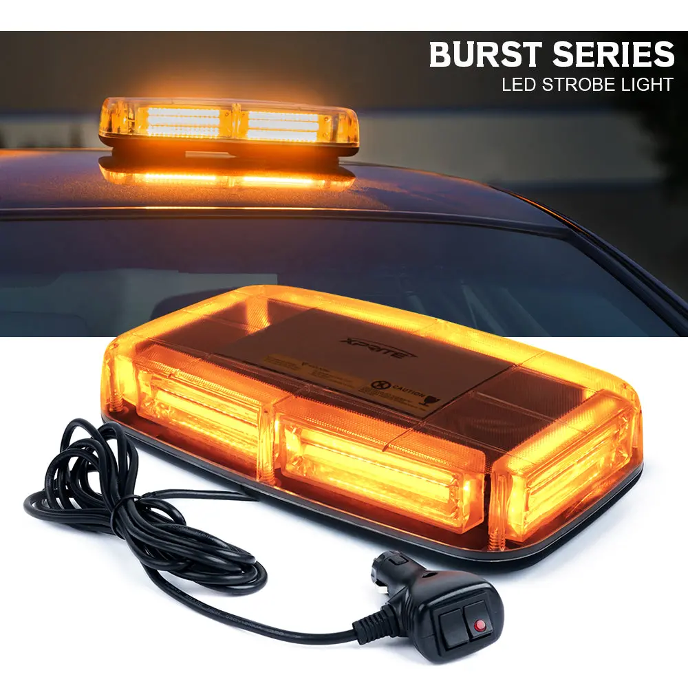 Cob Led 30W Rooftop Strobe Light With Magnetic Base | Burst Series 1