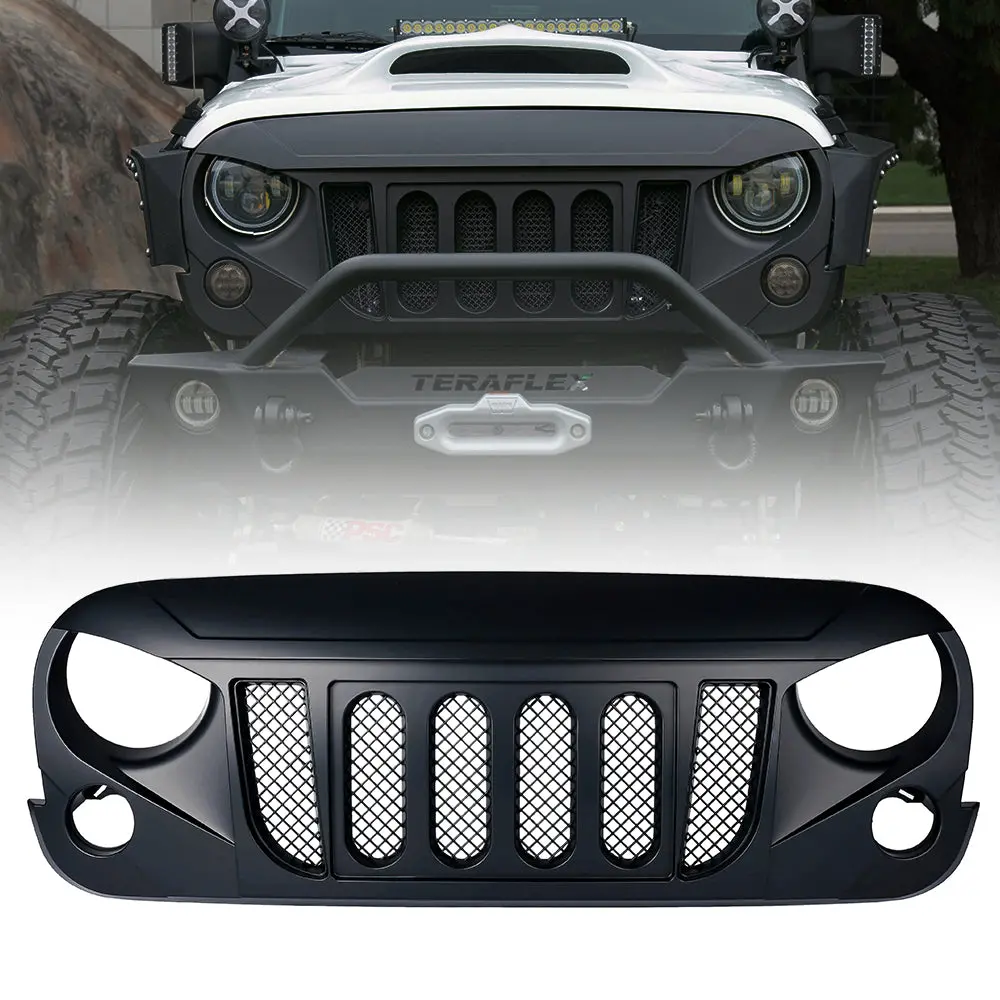 Jeep Grille For 2007-2018 Jeep Wrangler Jk 2