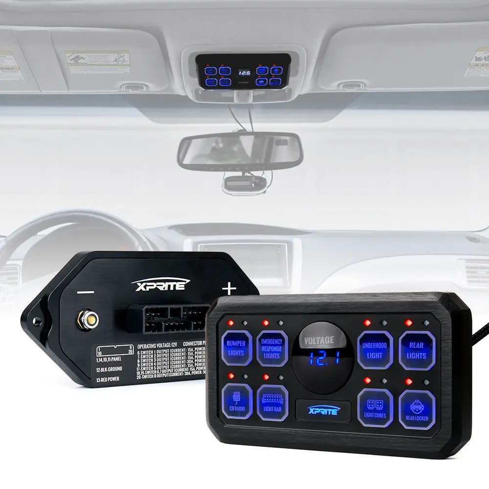 8 Gang Switch Panel Control System For Universal Application | Rogue Series 1
