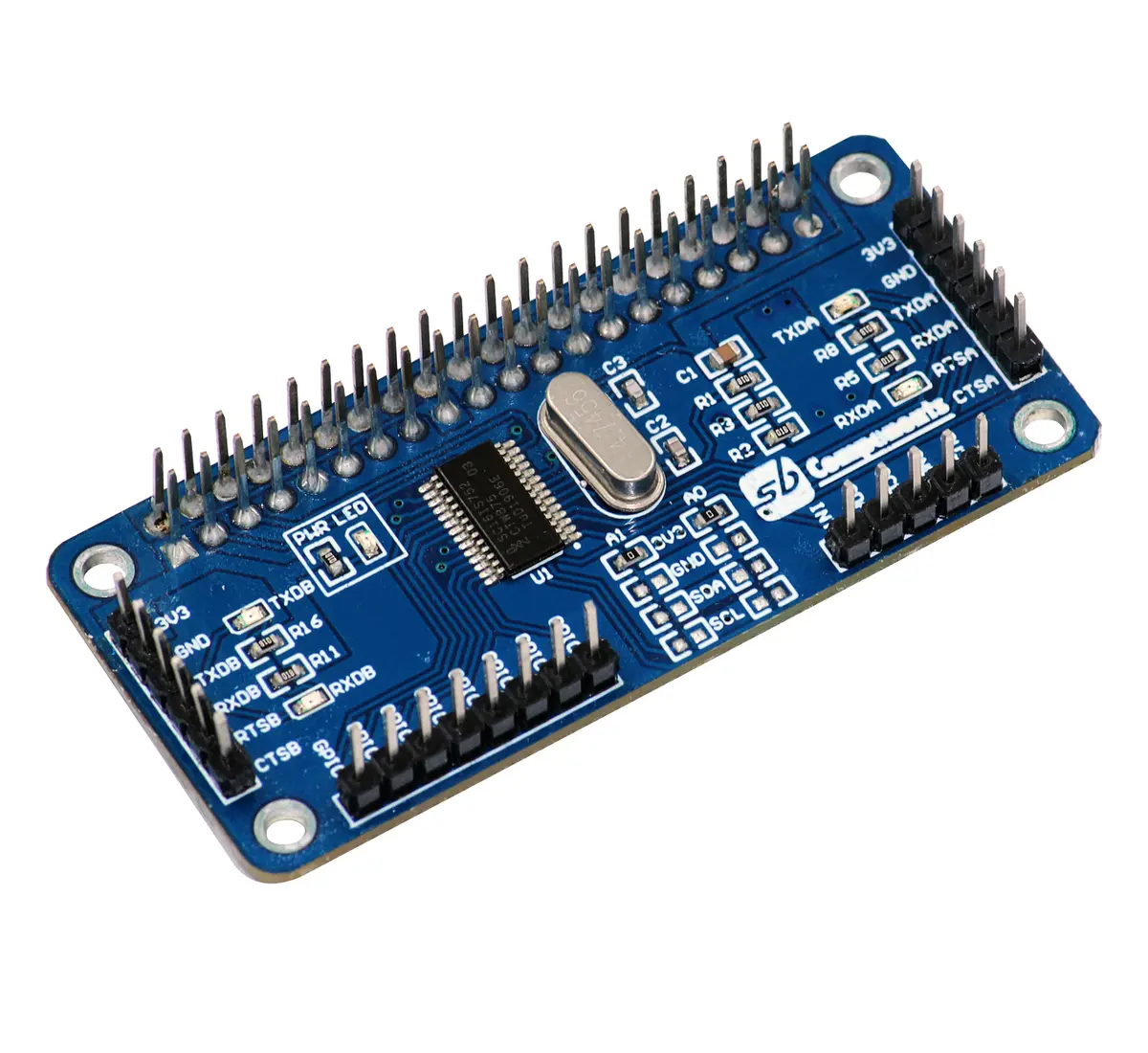 Serial Expansion Hat For Raspberry Pi 1